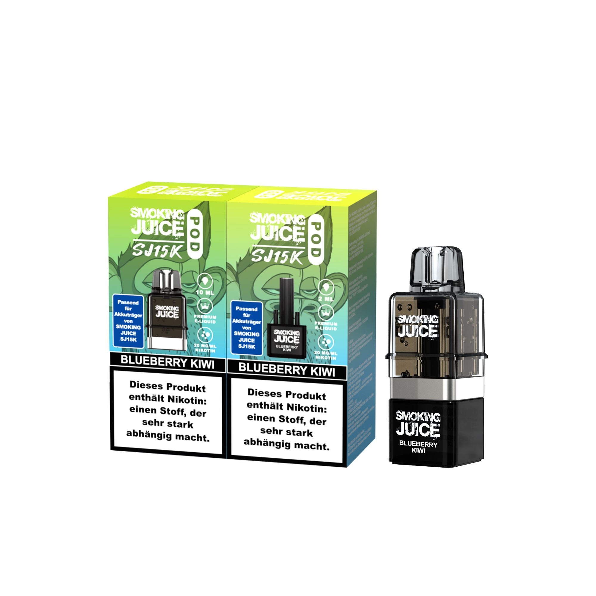 Smoking Juice SJ15K Pod  Blueberry Kiwi - E-Zigarette - Vape
