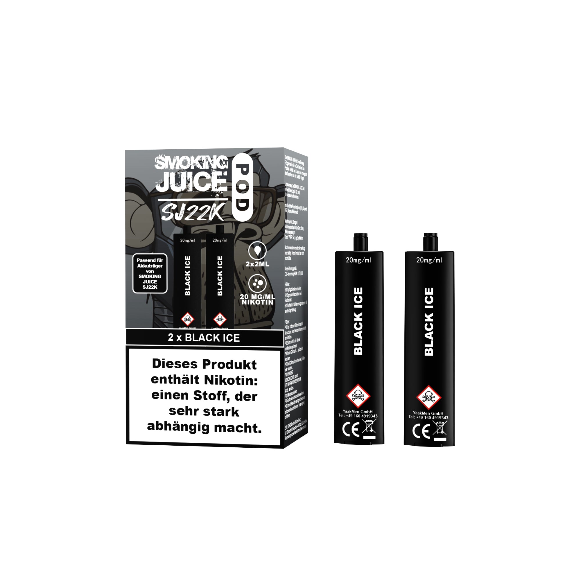 Smoking Juice SJ22K Pods – Black Ice