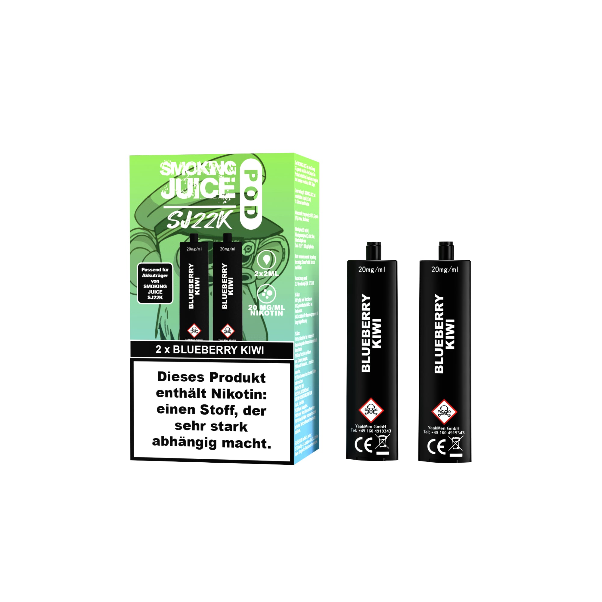 Smoking Juice SJ22K Pods – Blueberry Kiwi