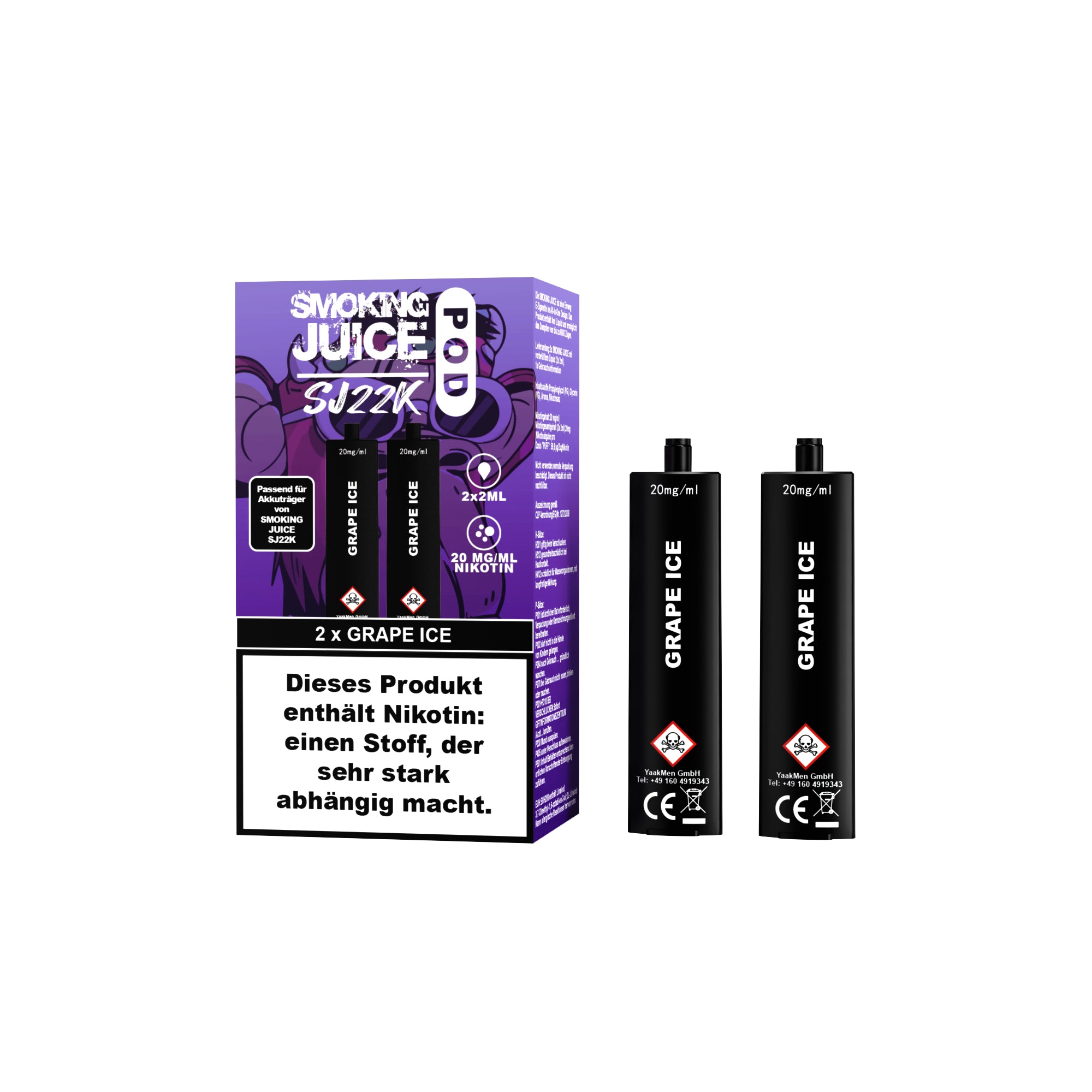 Smoking Juice SJ22K Pods – Grape Ice