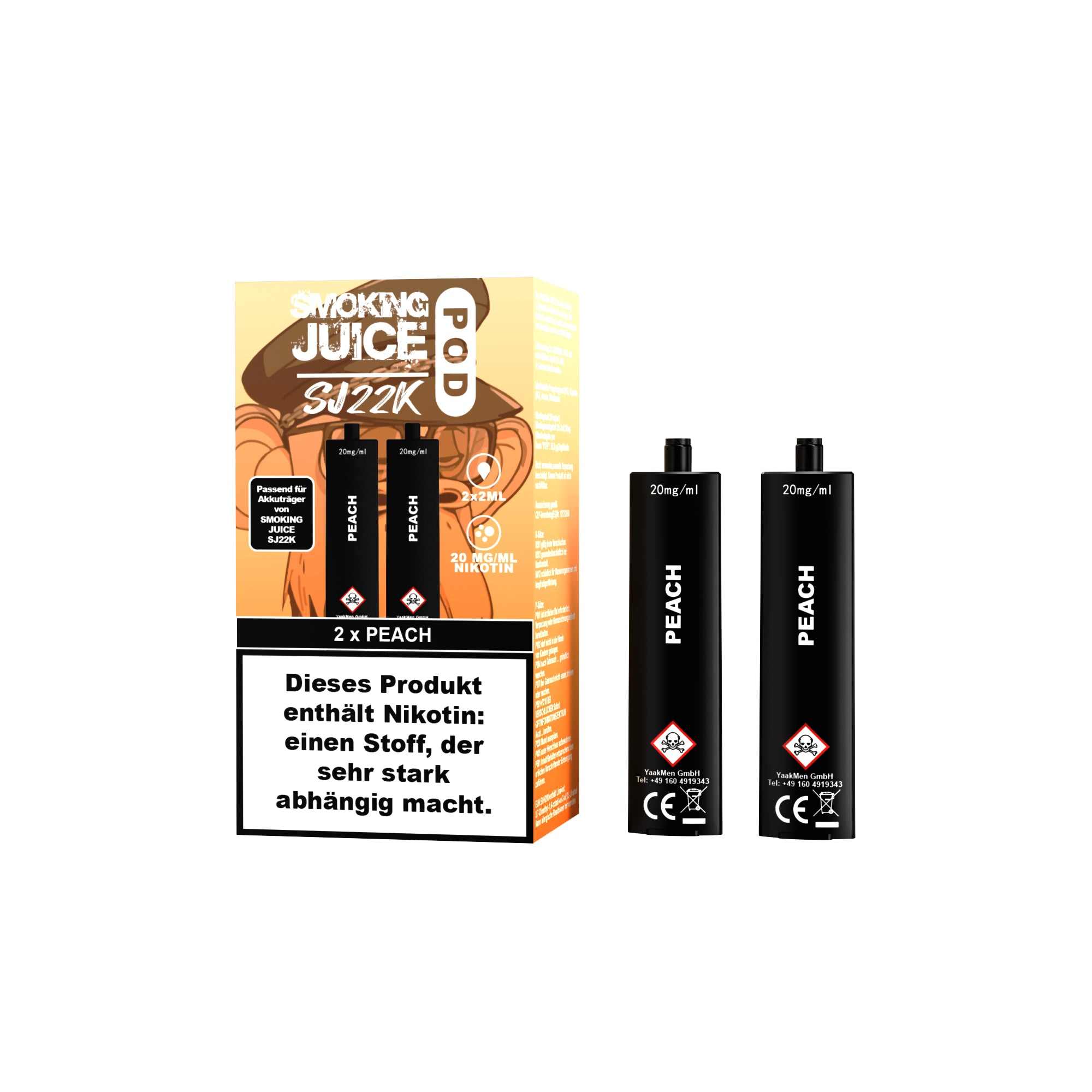 Smoking Juice SJ22K Pods – Peach