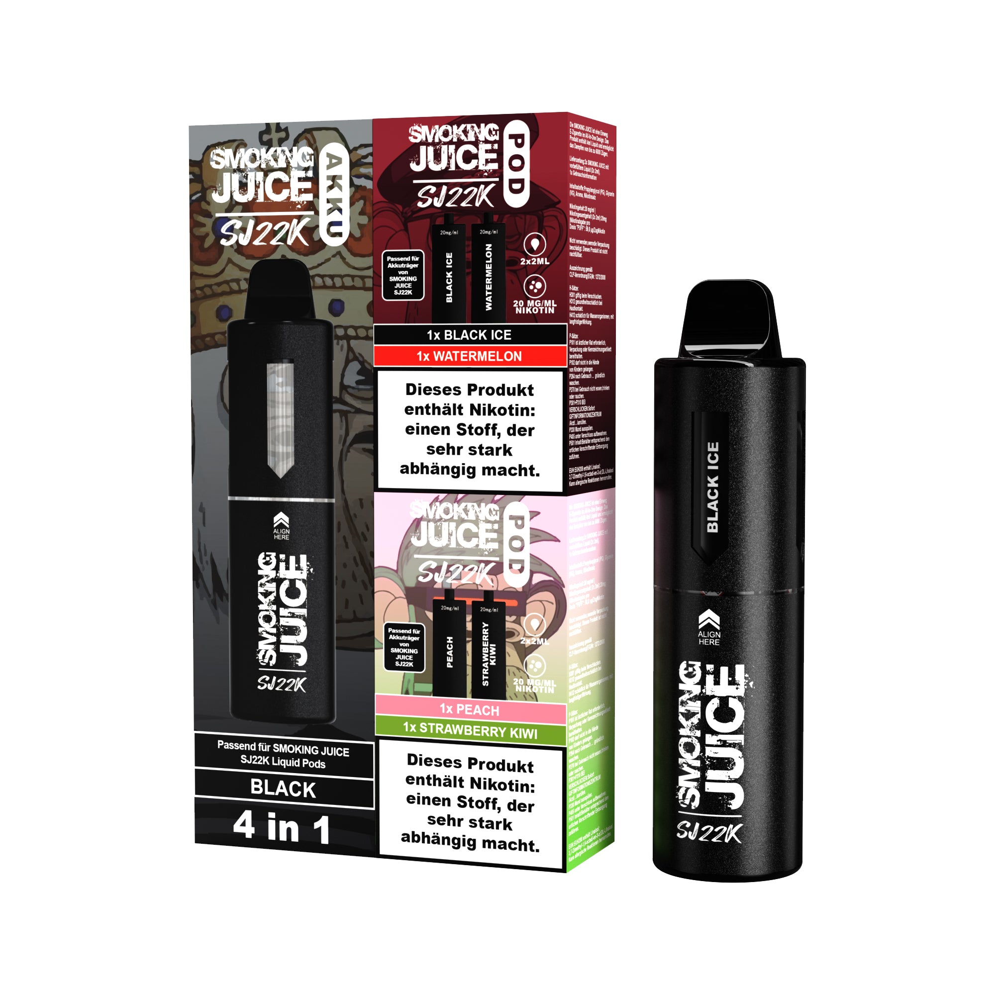 SJ22K Ice Fruit Mix - 4in1 Vape