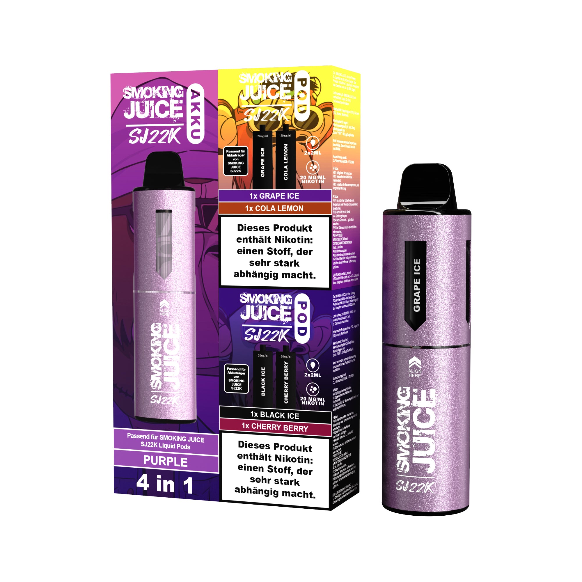 SJ22K Ice Berry Mix - 4in1 Vape