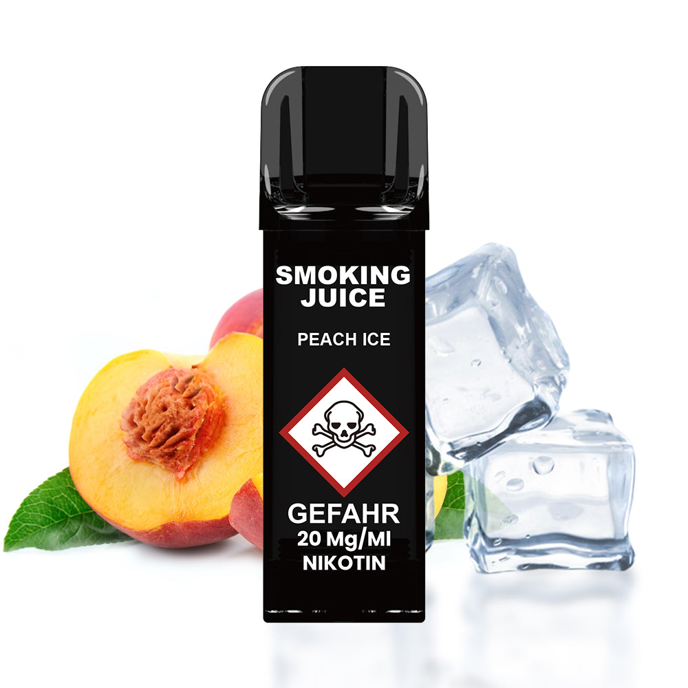 vuse pro smart kit Liquid ELFLIQ Nic SALT Peach Ice 10ml - 10mg | 1 piece | 18+ main image 1