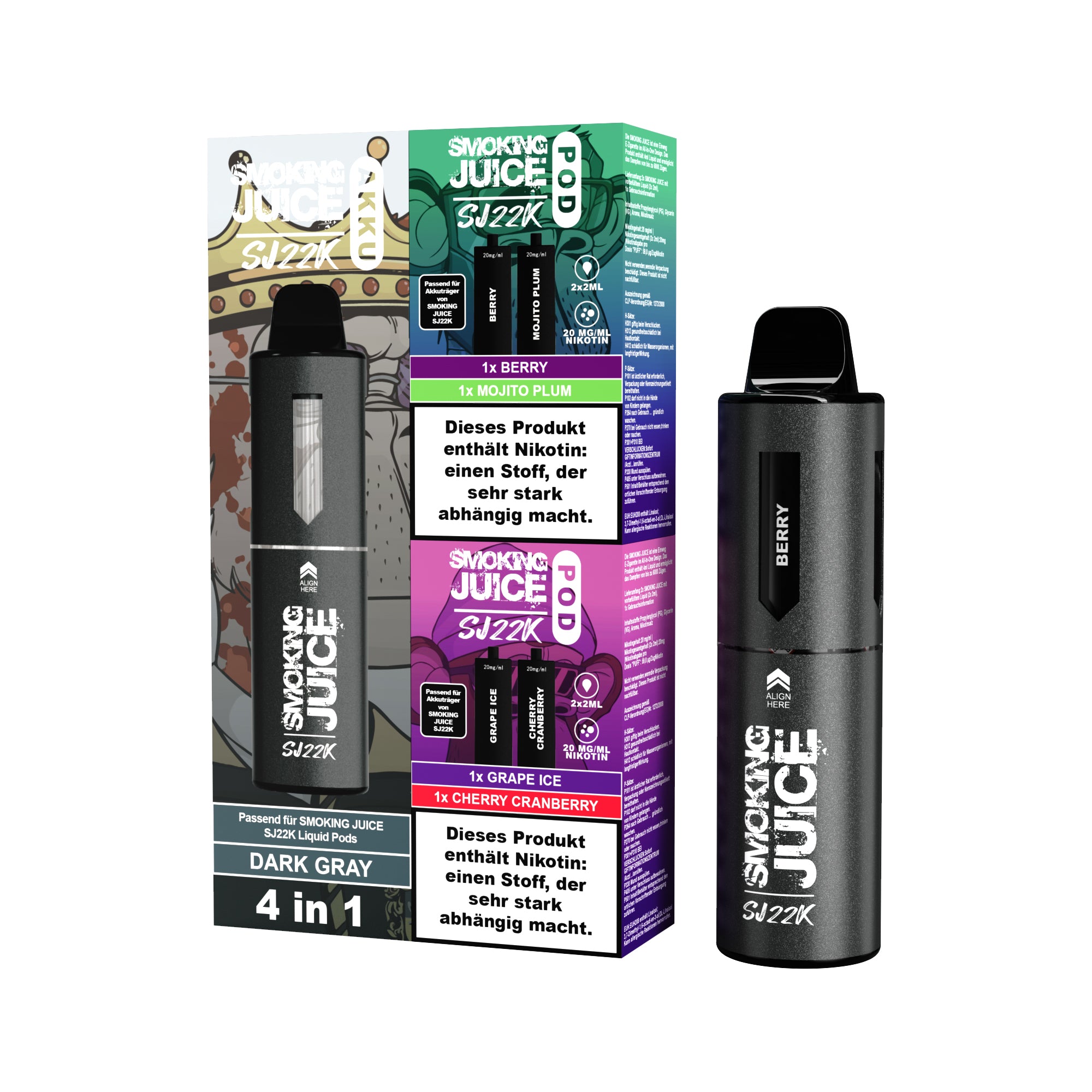 SJ22K Mojito Berry Mix - 4in1 Vape